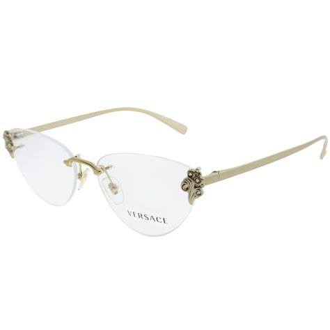 versace rimless glasses|eyewear versace prescription glasses.